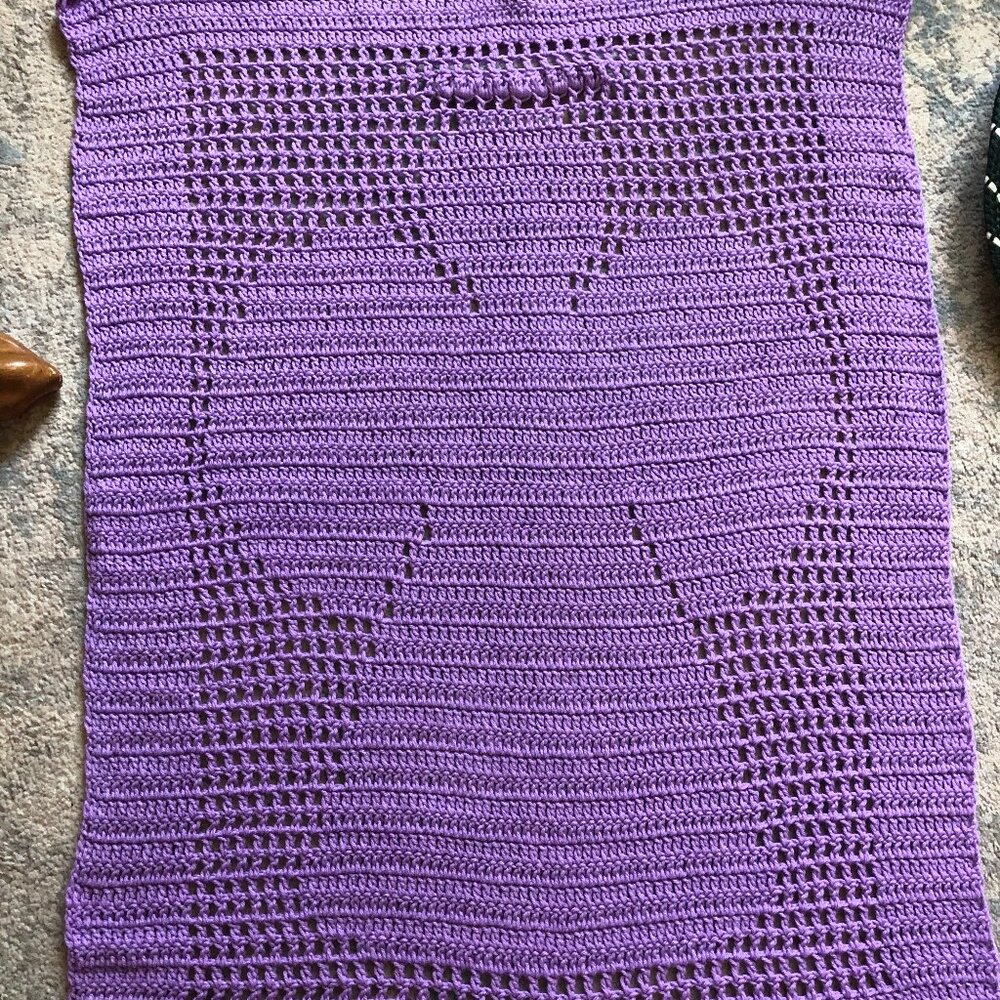 Beautiful Lavendar Angel Afghan